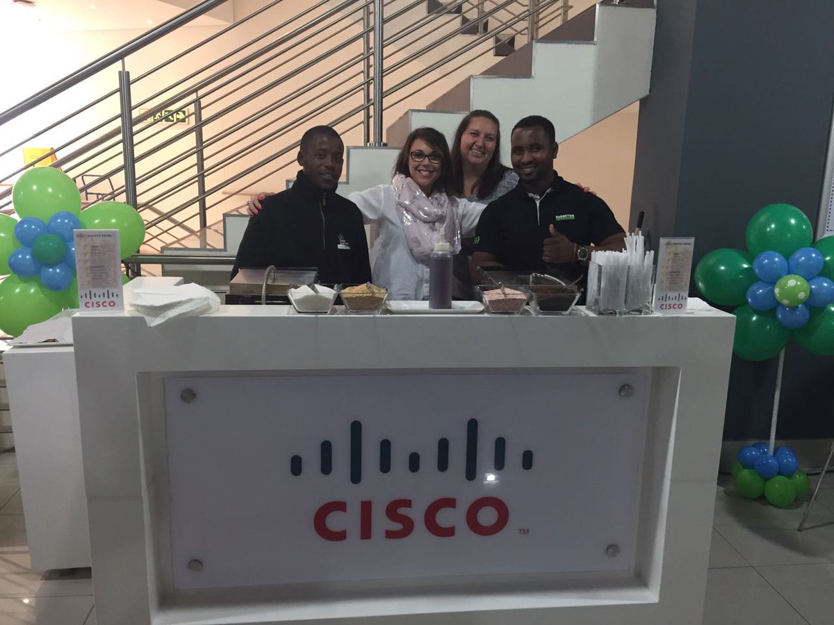 TarsusOnline's tweet photo. Look who popped in to say hi for the Cisco DCC floor day :) @Lindsblackie @sammib222 #DCCTARSUSZA17 @CiscoEMEAR #securitynoexcuse https://t.co/jGyiomlYNh