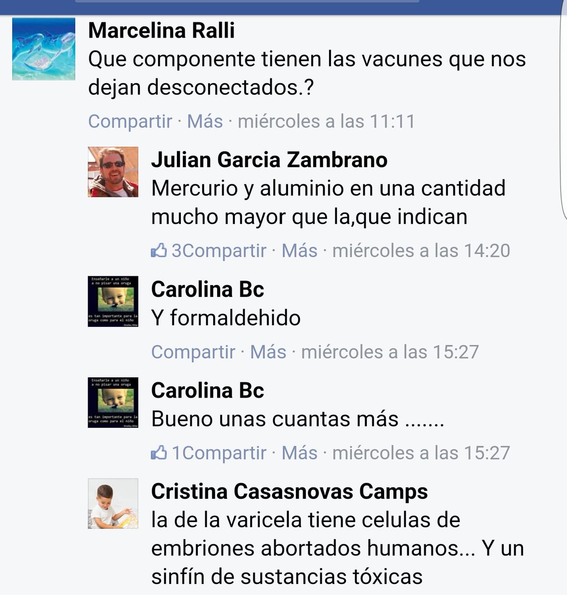 La vacuna de la varicela contiene células de fetos humanos abortados, además de muchos químicos tóxicos