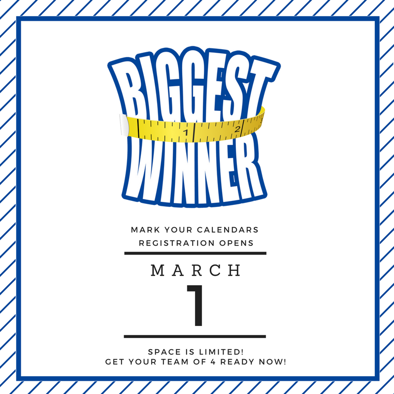 SCCHealthPlex's tweet photo. Mark your calendars!  Registration for our next #BiggestWinner Challenge opens March 1st!  Full details at https://t.co/D0KufgSHOa https://t.co/nTp8tRCLd8