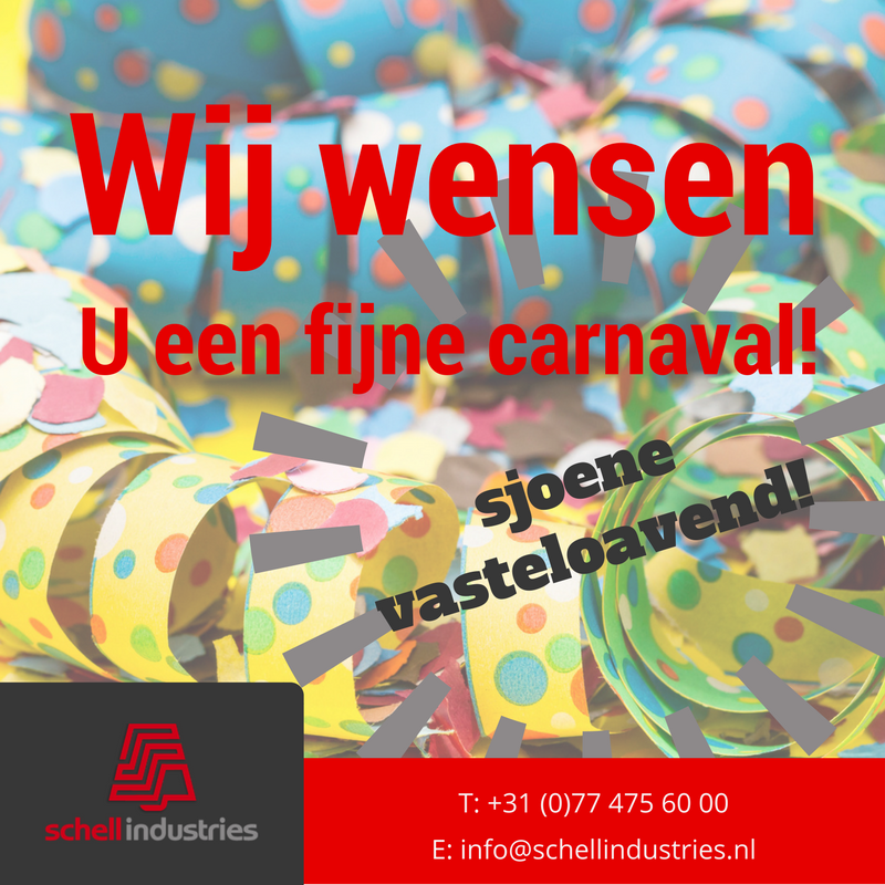 SchellInd's tweet photo. https://t.co/MXJrpKbucW 

Vanwege de carnaval zijn wij aanstaande maandag (27-02) en dinsdag (28-02) gesloten. https://t.co/qiU8HUY1uy
