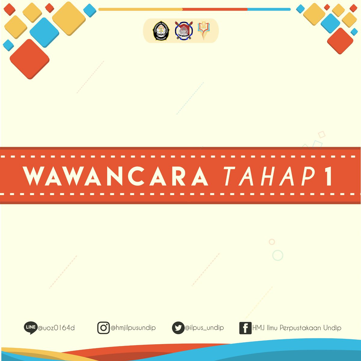 Wawancara tahap 1 dilaksanakan pada:

Sabtu, 24 Februari 2017
Pukul 08.00
Bertempat di Joglo
Dresscode Bebas, Sopan, dan Rapih.