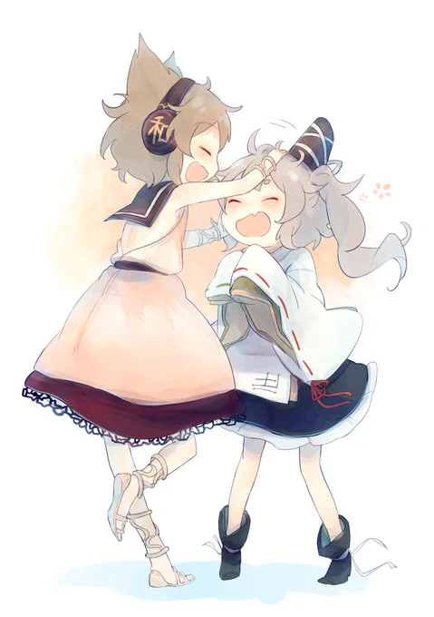 褒められるのが嬉しい布都ちゃんと、その喜ぶ姿を見てさらに褒める太子さま 