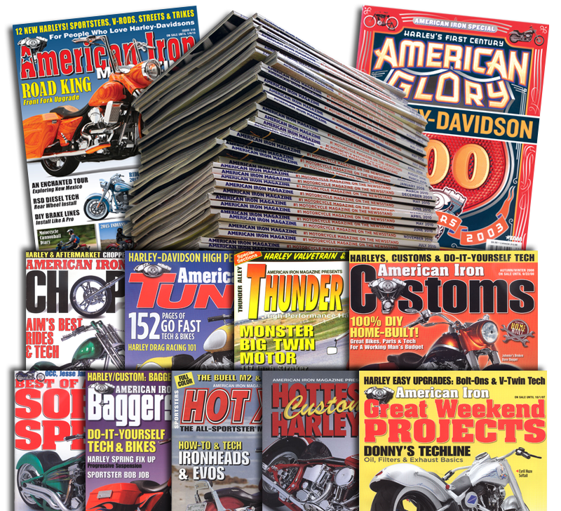 BuzzKanter's tweet photo. Love #motorcyclmagazines cheap? $1 @AmericanIronMag back issues in bulk at https://t.co/8Ijr3TzOB9 #harleymagazine #HarleyDIY #Harleytech https://t.co/LU18fNfmZJ