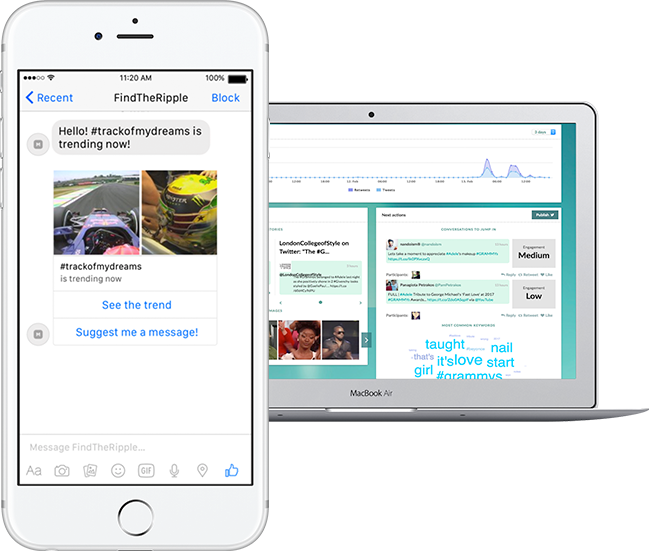 findtheripple's tweet photo. Real-time #marketing is for everyone. A #chatbot will do the dirty work for you https://t.co/LWC5wDJG59 https://t.co/b22sYKdMzf