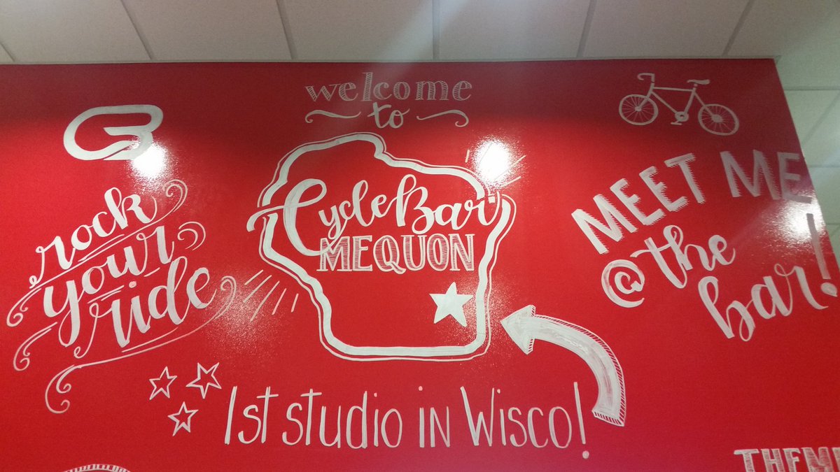 CarlDeff's tweet photo. We are checking out the very first @cyclebar in Wisconsin, in Mequon. They're offering free classes through March 5. https://t.co/QSAs5z1fG6
