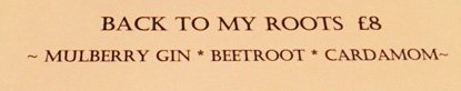 We couldn’t recommend this drink highly enough, should your butler have the night off. ‘Back To My Roots’ <a href="/Woodandcobar/">Wood&Company</a> in Manchester.