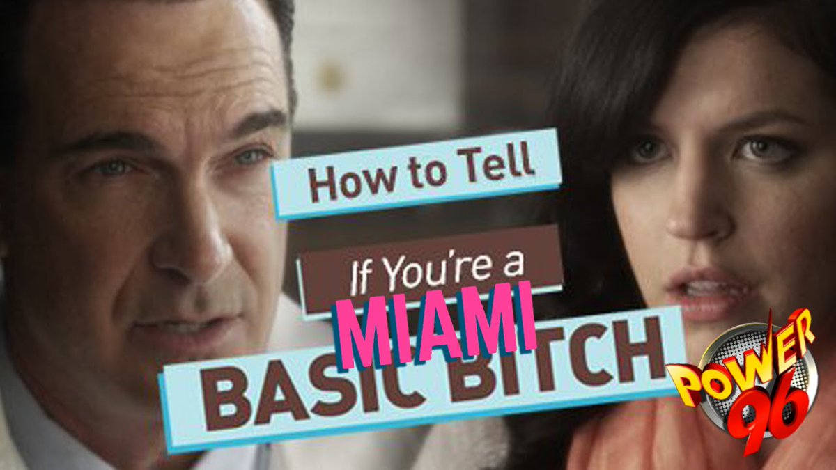 powermorningsho's tweet image. Are YOU a Miami Basic Bitch? We&apos;ve got basic pointers for ya this morning #BasicBitchProblems