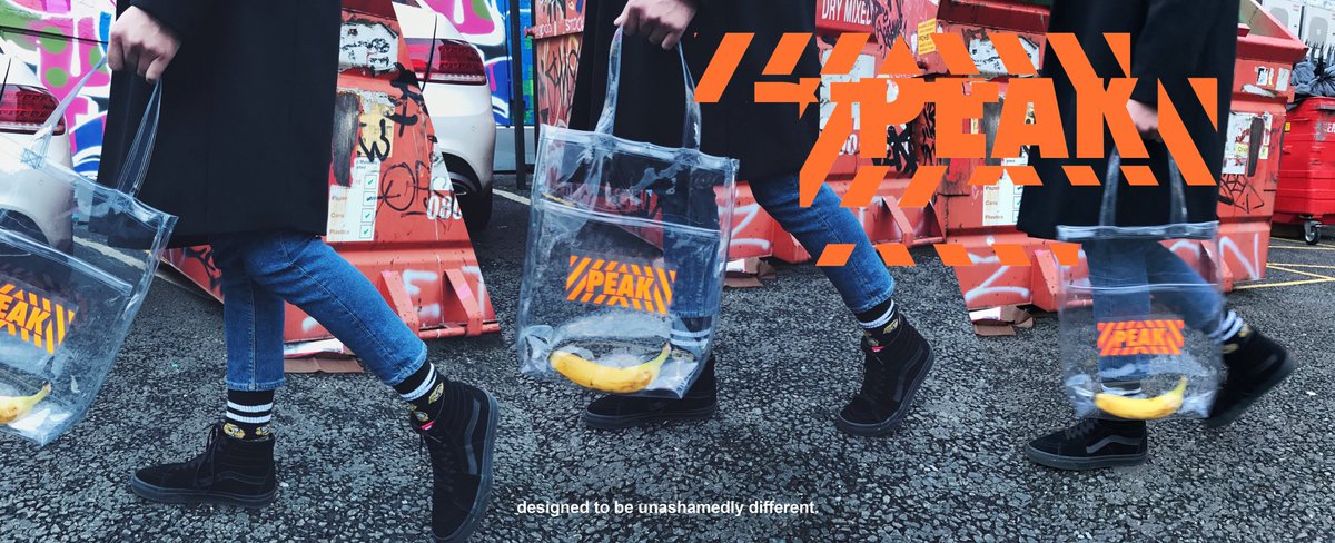 officiallypeak's tweet photo. This shit is bananas! Designed to be unashamedly different #peak #totebag #follow #lfw #nyfw #ss17 https://t.co/gw4coutprE