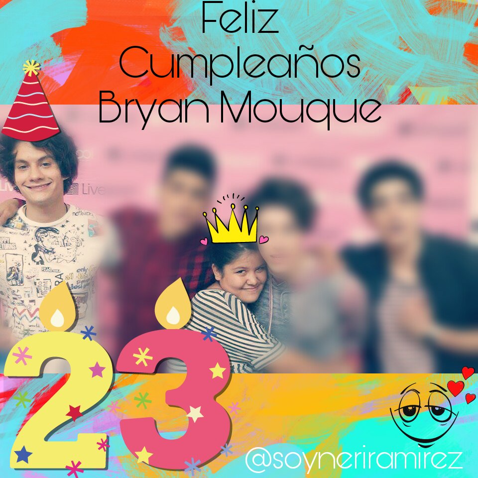 soyneriramirez's tweet image. Feliz Cumpleaños @bryanmouque Que Dios Te Bendiga Te Amo Y Aquí Estaré Como Siempre Lo E Estado 
#HBDBryanCD9