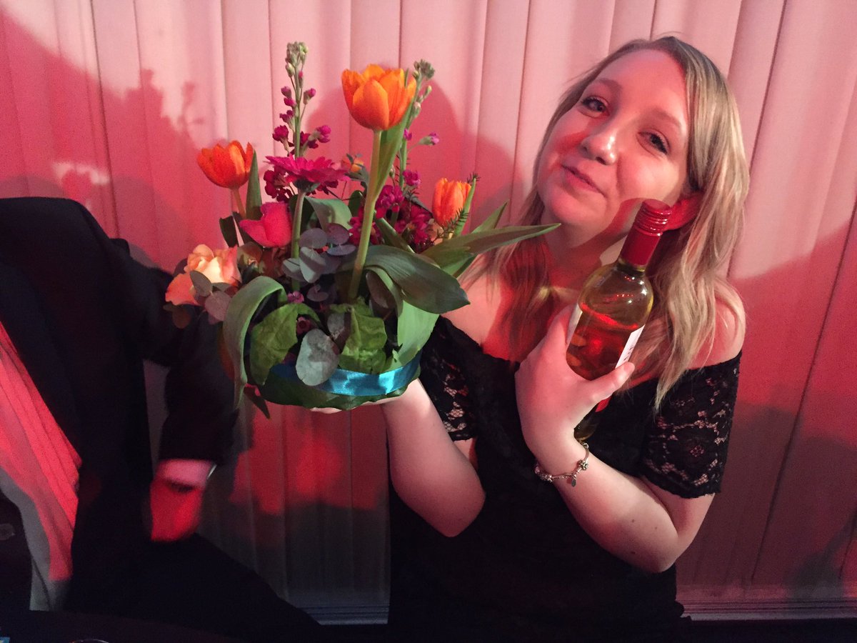 choice_your's tweet photo. Lovely night @NFKCareAwards as always. Well done to all despite the carnage of Doris https://t.co/GqfA97gCC5