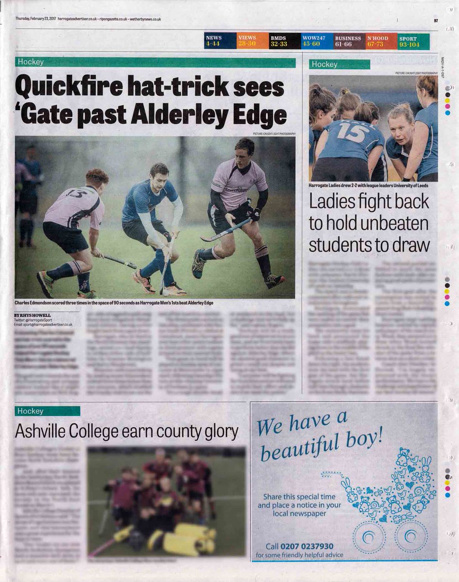 caughtlight's tweet image. Harrogate Hockey men and Ladies feature in this week’s @HarrogateSport

@HockeyHarrogate @HgateAdvertiser @howell_rm

Photos by @caughtlight