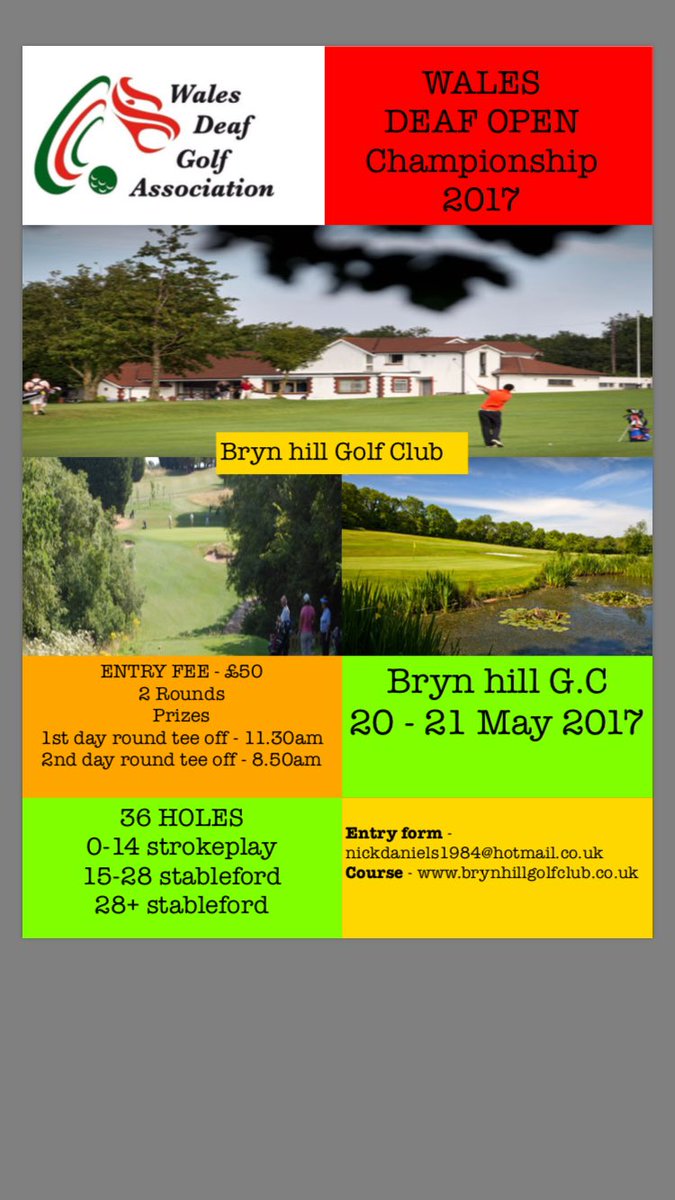 11 weeks remaining for the payment before the deadline. Don't miss out. Ask @NickDazzler for the entry form and payment details ⛳️🏌🏻