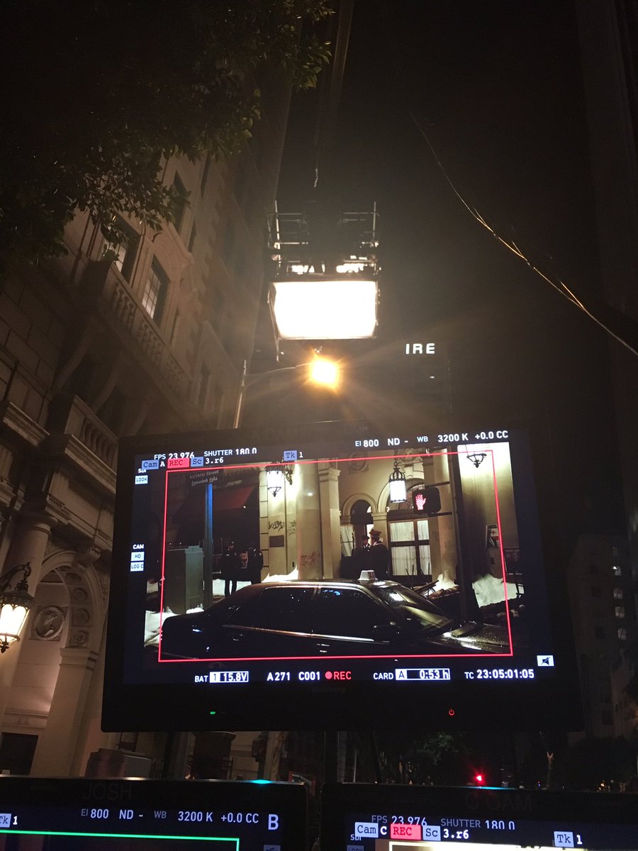 DavidHMandel's tweet photo. #veep #bts #lastnightinLA #nightshoot https://t.co/8ZttwioR2I