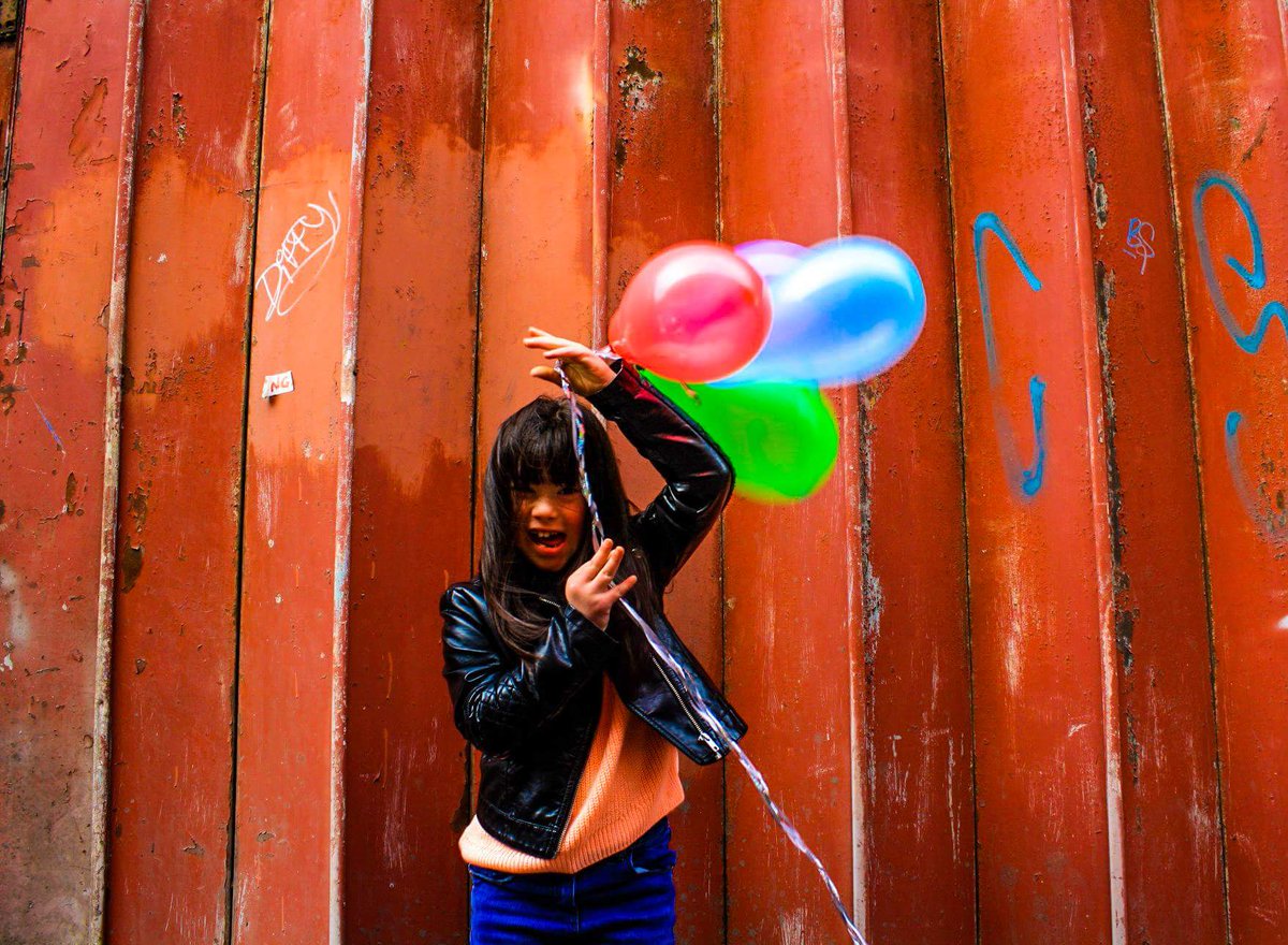 Meet 8 year old Sara who enjoys #gymnastics #horseriding #swimming #trampoline A #model in the making. Love this shot of her 😍