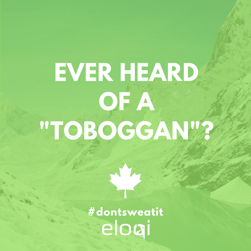 eloqiapp's tweet photo. The word #toboggan has it's origins in the #Algonquian language of the #Micmac meaning "sled". Learn more 🇨🇦 slang! https://t.co/pHLi1jEBwj https://t.co/NhsH5IpQmu