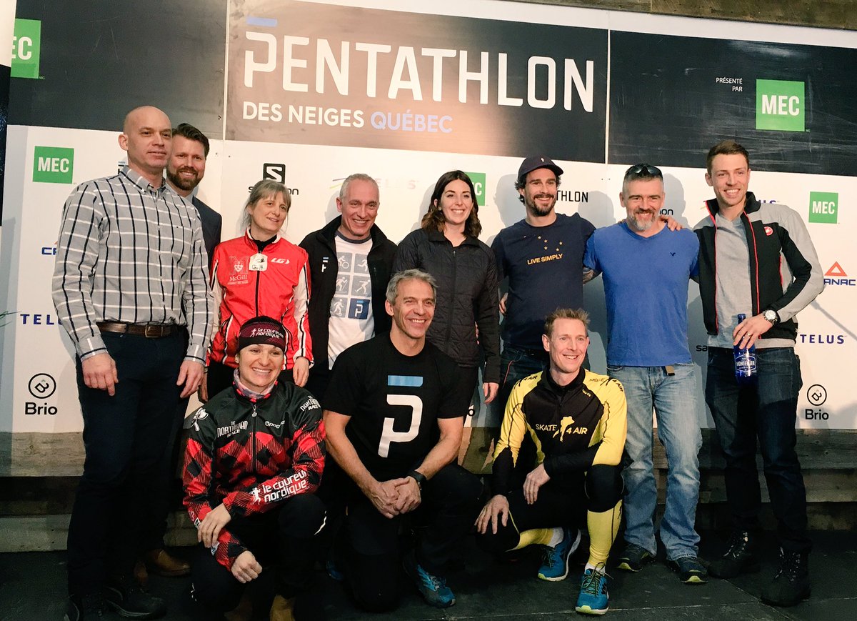 Le Pentathlon des neiges présenté par MEC est officiellement lancé! #PassionP5