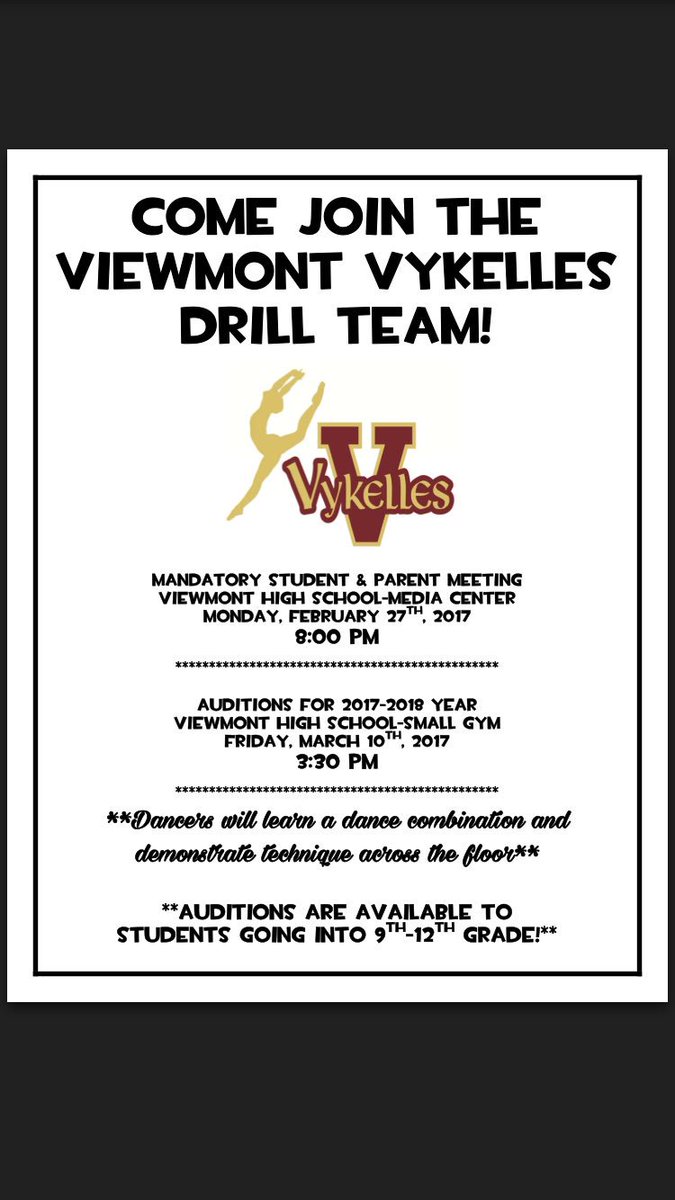 vykelles's tweet photo. Want to be a Vykelle? Come to the meeting on Monday to learn all about it! https://t.co/UiL6Ydais5