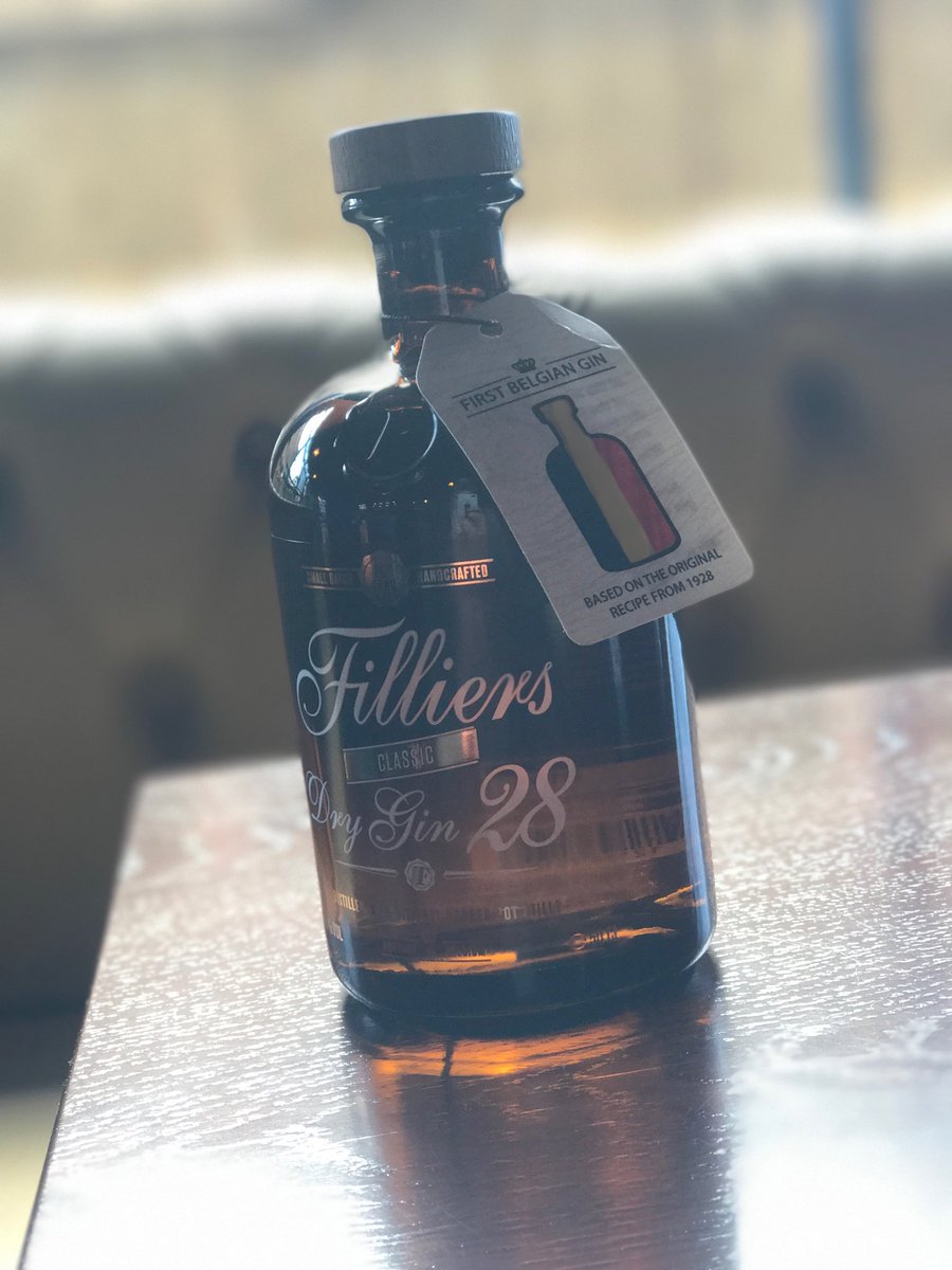 dovecotbar's tweet photo. Waiting patiently for you at Dovecot. Filliers 28 Gin, one of the oldest and best gins to come out of Belgium. https://t.co/ueleEbG9ko