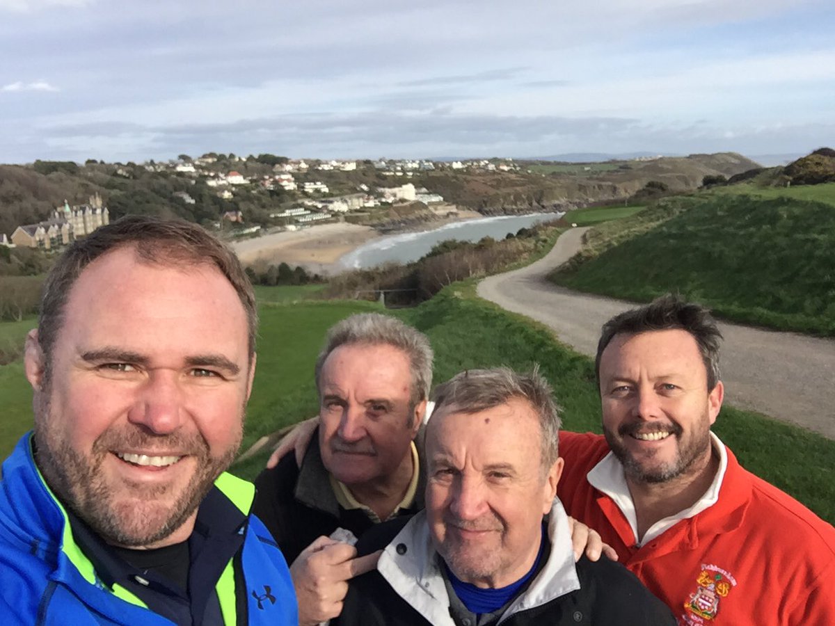 What a great day @ Langland golf club today with Aspin and the twins. Always great company . 👍🏻🏌🏻😂😂