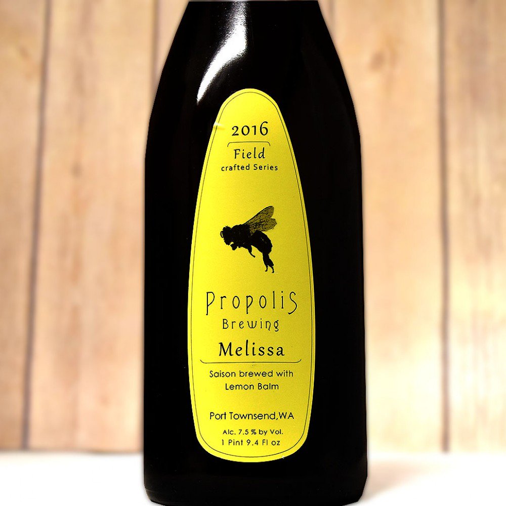 #NOWDRINKING: @propolisbrewing Melissa Saison with Lemon Balm is a fresh, bright #beer w/ a soft mouth feel &amp; biscuit-like notes w/ lemon.