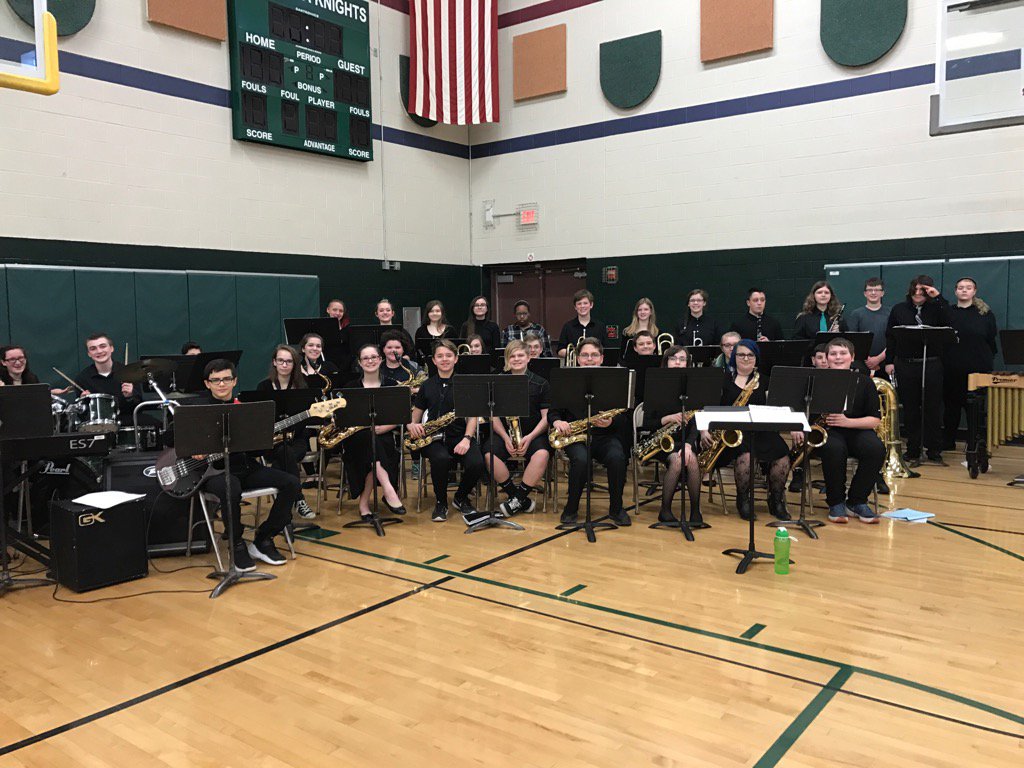 NordoniaBands's tweet photo. 8th grade jazz excited to play selections by Louis Armstrong at today's assembly to honor Black History Month! https://t.co/ADQ0yXG2RW