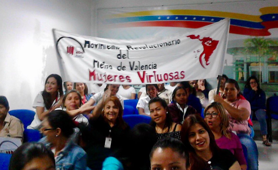 mecofeven's tweet photo. Encuentro del "Movimiento de Mujeres Virtuosas del Metro" y el "Movimiento Ecofeminista de Venezuela" #1Millon500YLasQueFaltan https://t.co/fFGavjnHHs