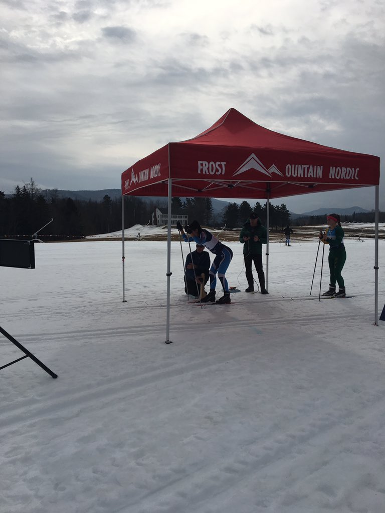 UCSPrincipal's tweet photo. Nice job @MMUNordic girls team fighting a lil adversity and some slushy conditions in the first race of the day ... https://t.co/RWJQM5rCG3
