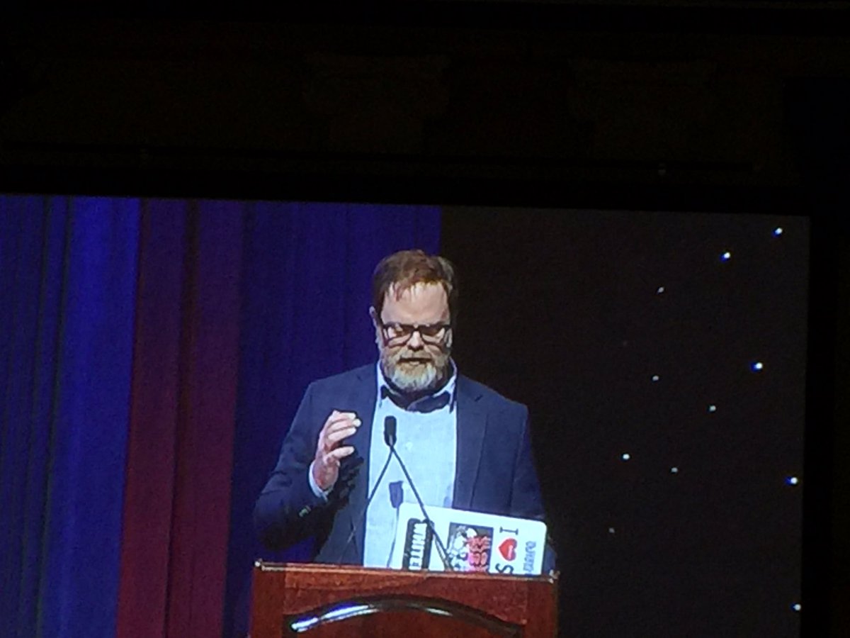 TonyMora_MrELL's tweet image. .@rainnwilson from The Office &amp;amp; @soulpancake closing keynote at #CISC17