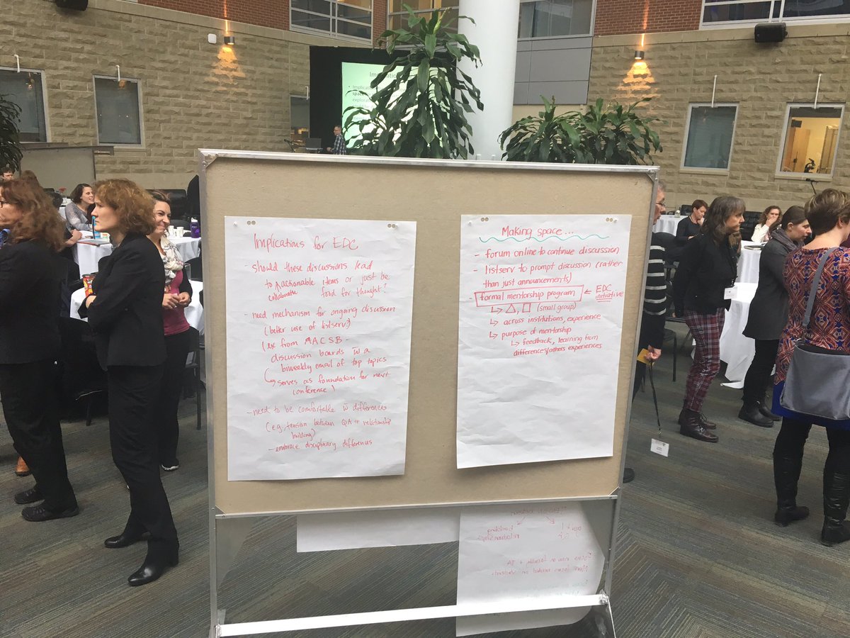 EDC2017Guelph's tweet photo. Just kidding!  Important conversations at all tables.  So what...now what?  Best.  #EDCGuelph https://t.co/3vKgYdgnu1