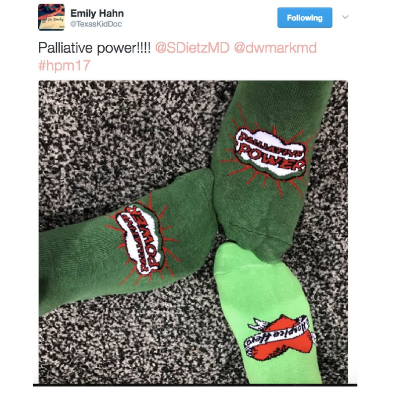 Pallimed's tweet image. #hpmTOTD Nominee #3 @TexasKidDoc &amp;amp; friends showing off some #PalliativePower #hpm17