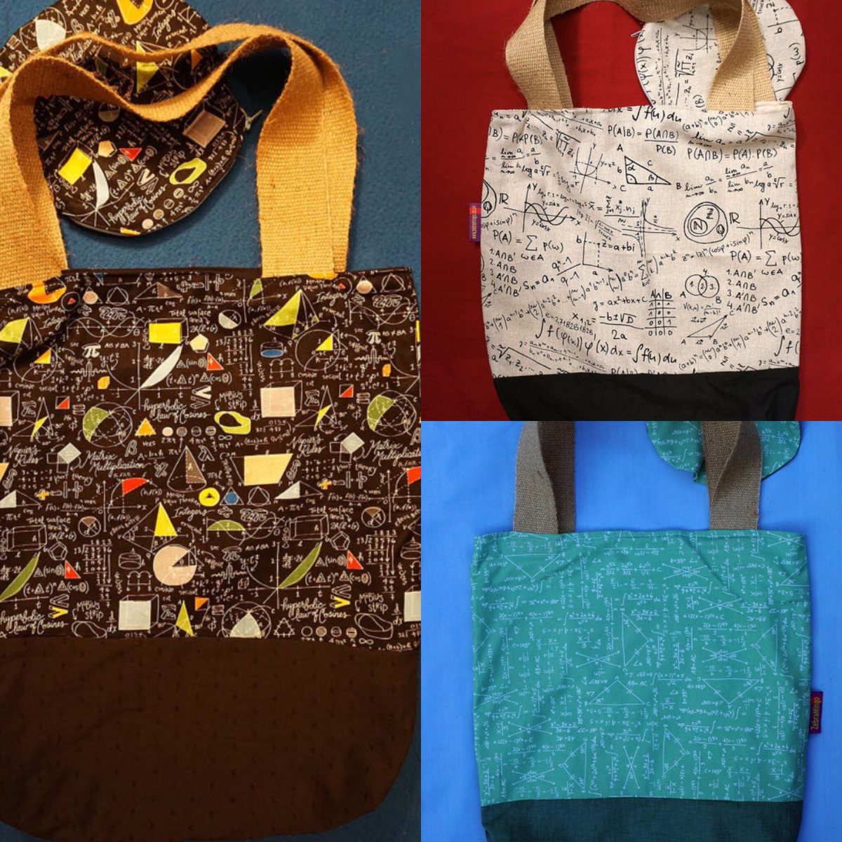 ZebraMingo's tweet photo. Love maths? https://t.co/mlTaVbGrjW#etsy #maths #FridayFeeling #womaninbiz #fridayfun  #weekend #mathsdegree #mathscourse #uni #student #bag https://t.co/8iPntTNRU5