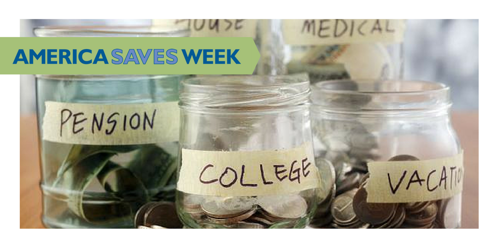 AmericaSaves's tweet photo. America Saves Week kicks off next Monday. Be sure to join us for #SavesChat at 3pm Eastern for our official kick-off chat! #CFEDASW #ASW17 https://t.co/6G4NTuuS48