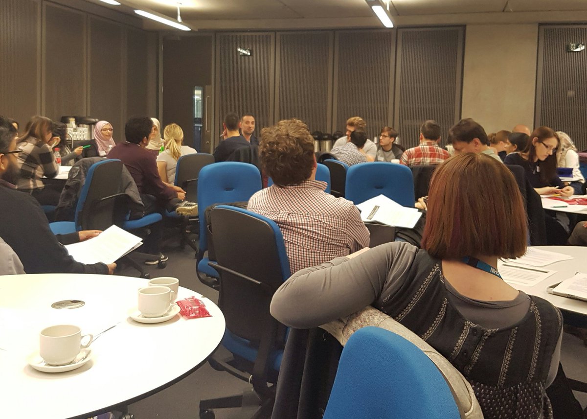 Discussion about public and patient involvement during the #researchethics session of the <a href="/HRA_Latest/">The Health Research Authority</a> training day at #MMU