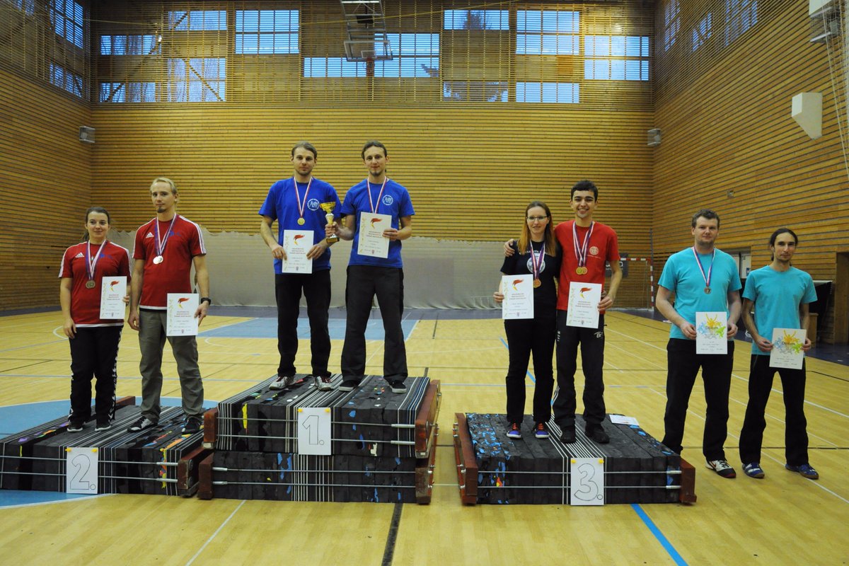 FIT_CTU's tweet image. Vilém Tell a Robin Hood @CVUTPraha vyhráli Akademické mistrovství ČR v halové lukostřelbě! Tomáš Beneš #fitcvut a Jan Žegklitz #felcvut.