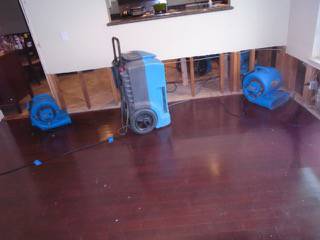 Demolition &amp; drying - flooded from Hurricane Hernine
