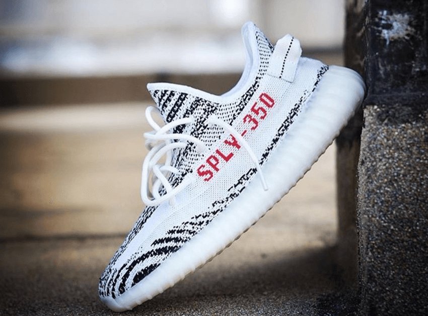 yeezy zebra twitter