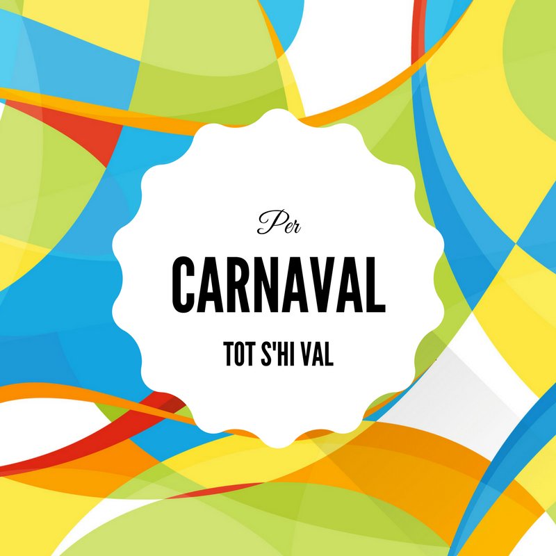 SalutVilaseca's tweet photo. Bon cap de setmana i recordeu que per #carnaval tot s'hi val!!!! https://t.co/2wKjs11QEf