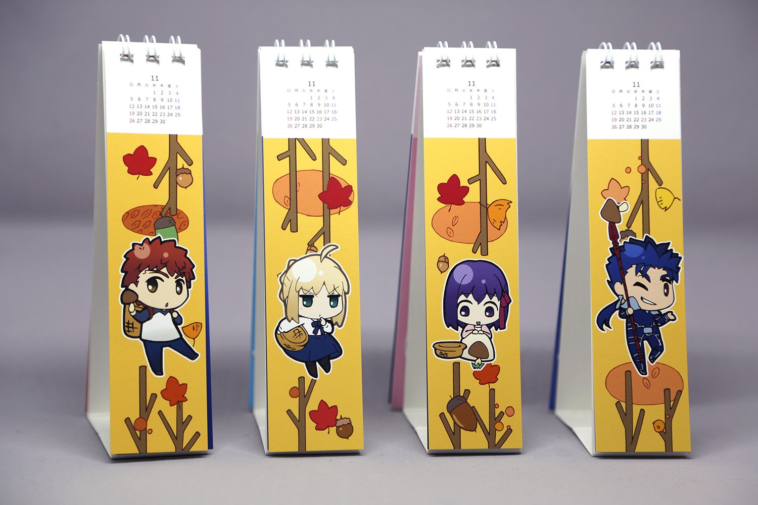 Fate Zero ゼロカフェ しおりカレンダー 色校 ufotable ゼロカフェ カレンダー 2016 Fate アニメジャパン限定