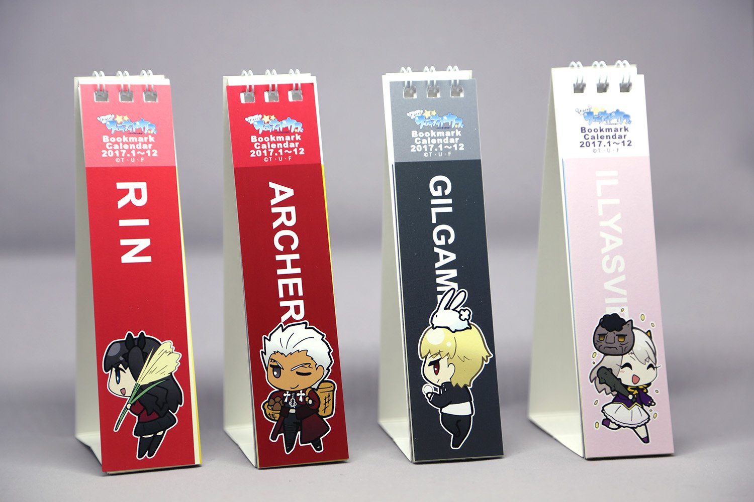 Fate Zero ゼロカフェ しおりカレンダー 色校 Fate Zero ゼロカフェ しおりカレンダー 色校