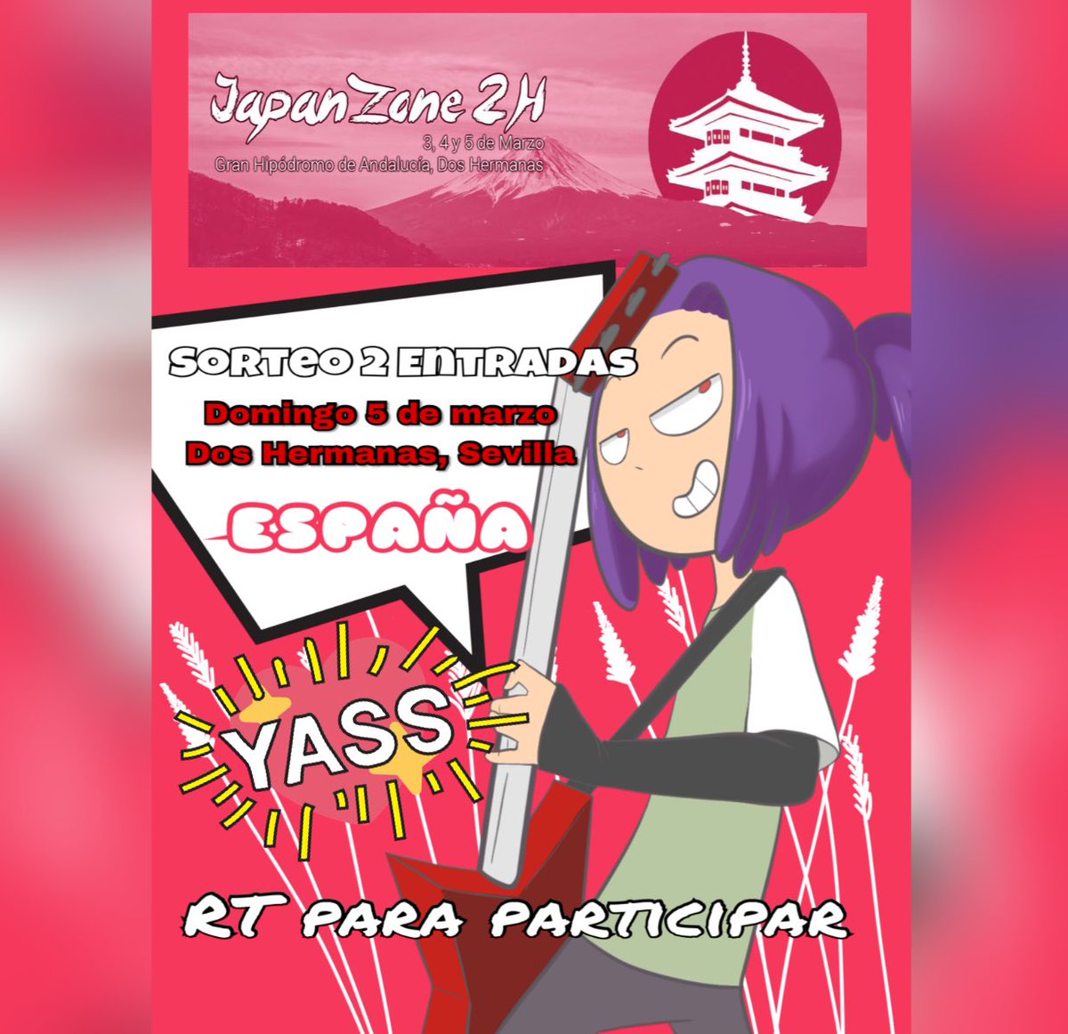 edd00chan's tweet photo. ⭐️¡Empezamos! Para mi gente de España, para que puedan ir al evento de @JapanZone2H en Sevilla!! Estaré ahí para verlos!! Suerte a todos!! 🌟 https://t.co/1dIXvwRT6x