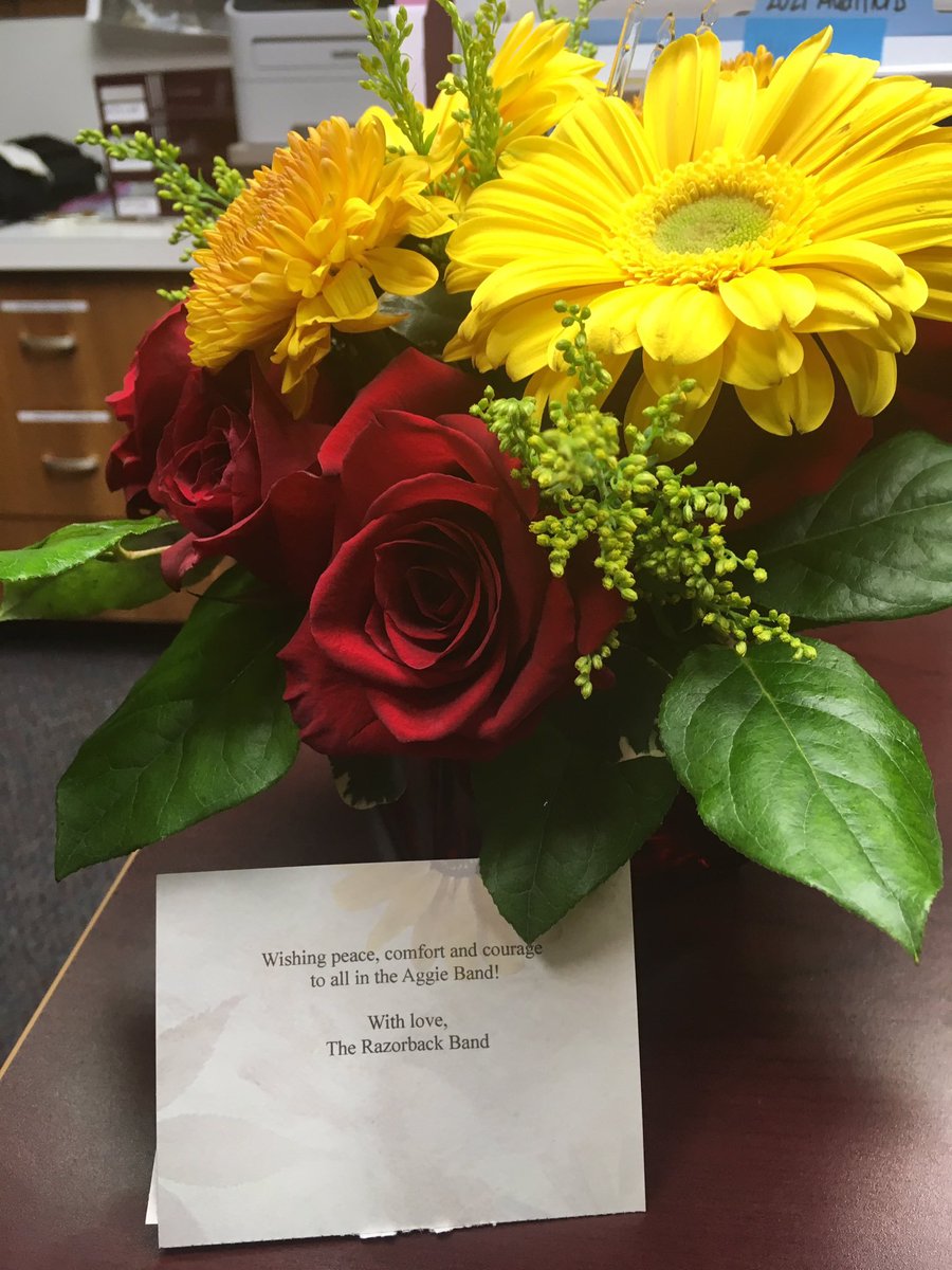 AggieNetwork's tweet photo. Thank you to our @SEC family for the respect and thoughtfulness you've shown toward the entire Texas A&amp;M community during this time of loss. https://t.co/Io3nl0JuZm