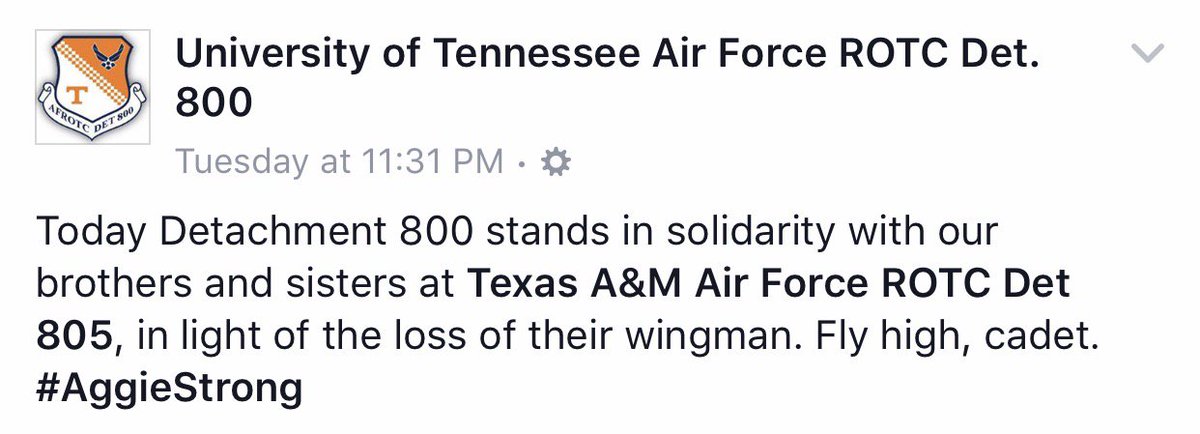 AggieNetwork's tweet photo. Thank you to our @SEC family for the respect and thoughtfulness you've shown toward the entire Texas A&amp;M community during this time of loss. https://t.co/Io3nl0JuZm