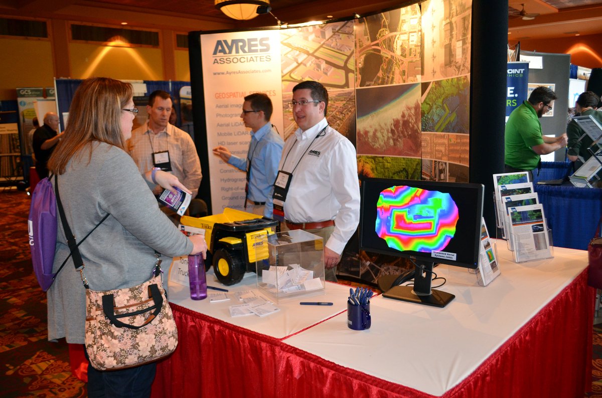 AyresInc's tweet photo. We're thrilled to be here with so many of our #GIS peers and clients β learning, and networking. Visit with us in Booths 8 & 19! #WLIA2017 https://t.co/T58AejLSJz