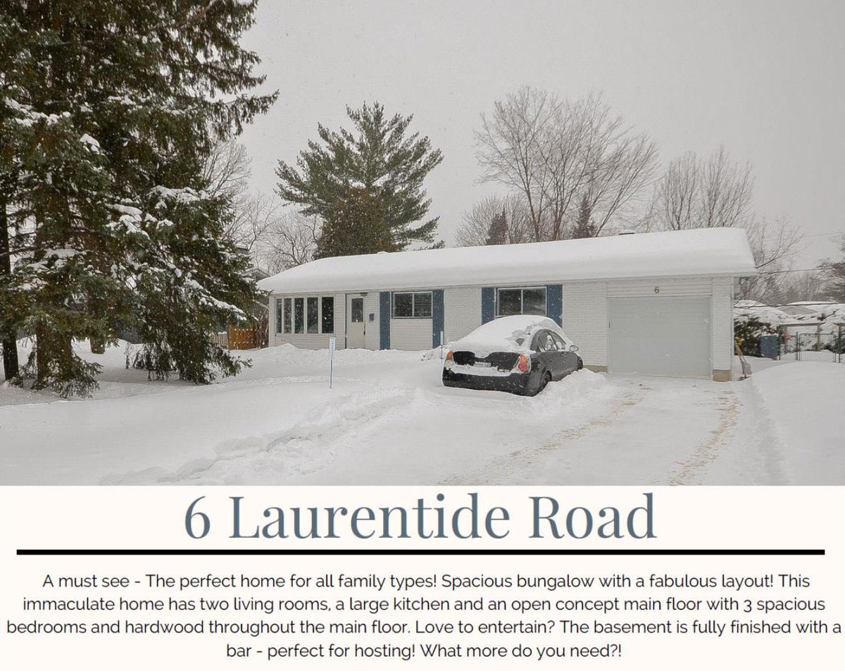 BennettPros's tweet photo. 6 Laurentide Rd. Ottawa For more information on this property:  https://t.co/XwCX1iPCu5.... or call 613-233-8606 #BennettPros #JustListed https://t.co/L61eifBZhz
