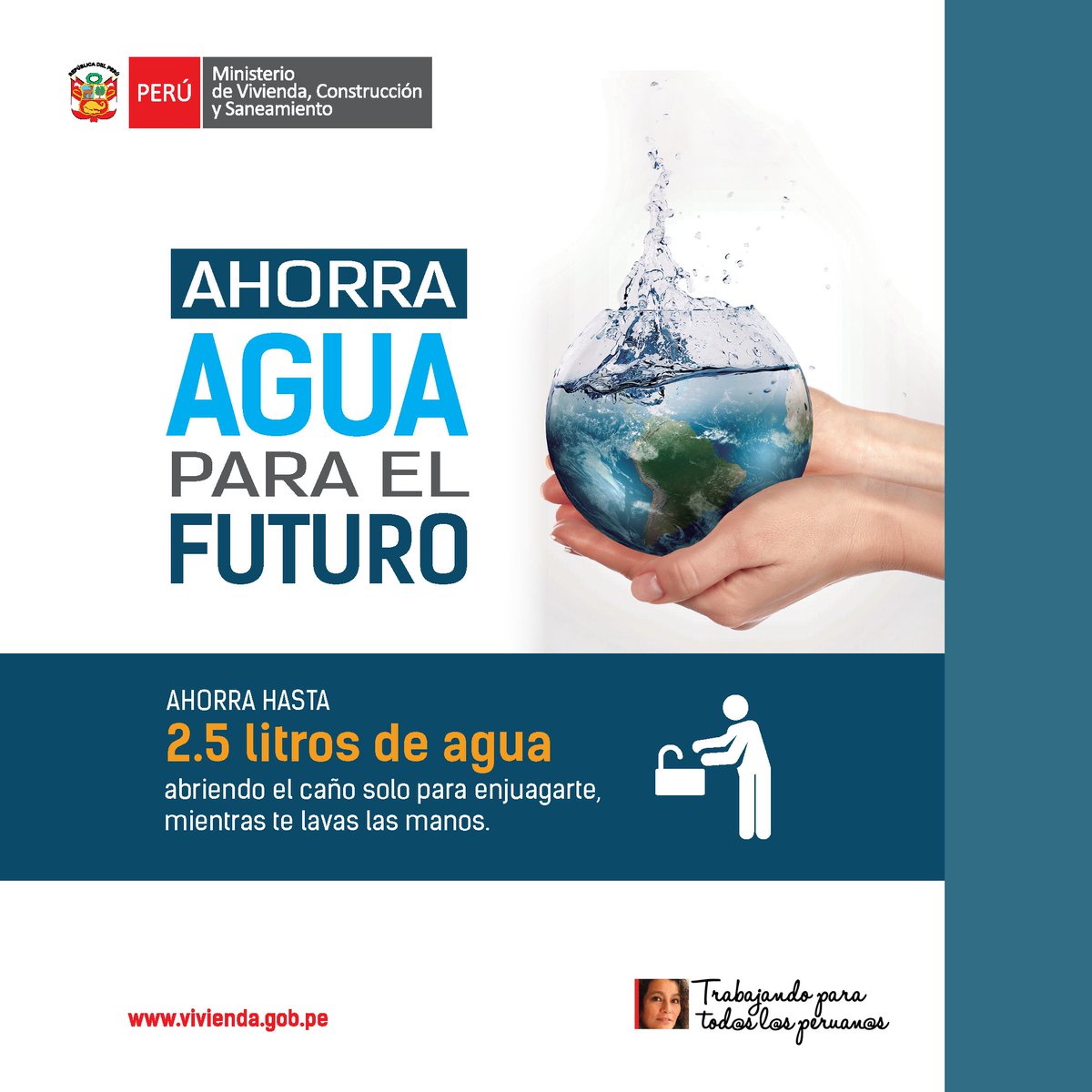 viviendaperu's tweet photo. #LaPróximaVezQue abra un caño recordaré este mensaje
Cuídala: es potable, es valiosa #AcuaTip https://t.co/b2MxJJff7J