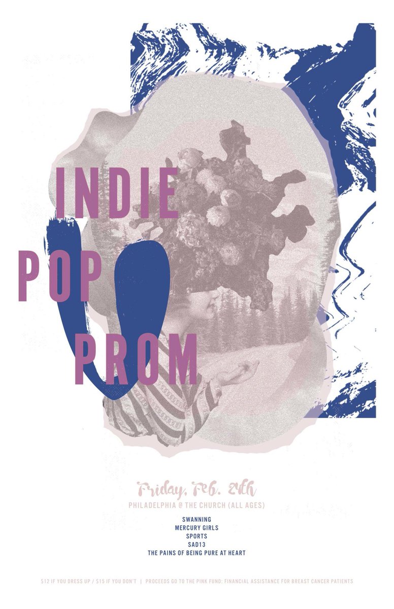 Philly: INDIE POP PROM IS TONIGHT🕺🏽🎉 Dress up and dance w/ us, TPOBPaH, Sad13, Sports, and Swanning at the Church!
