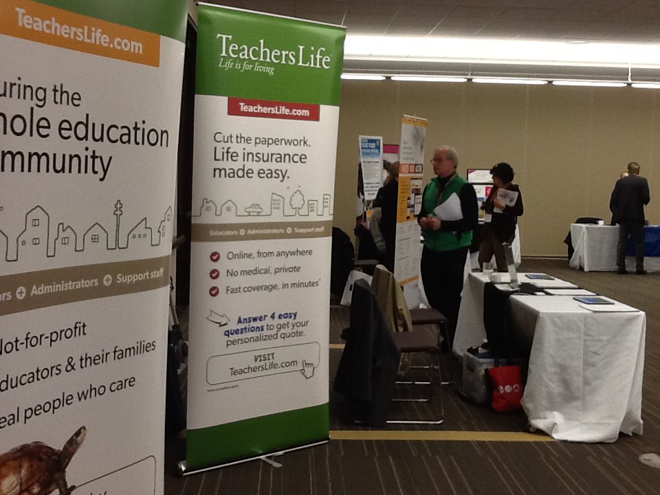 TeachersLifeCAN's tweet image. At @CndnSafeSchools 20/20 Conference? Stop by the Teachers Life table to enter our draw. #CSSN #SafeSchools