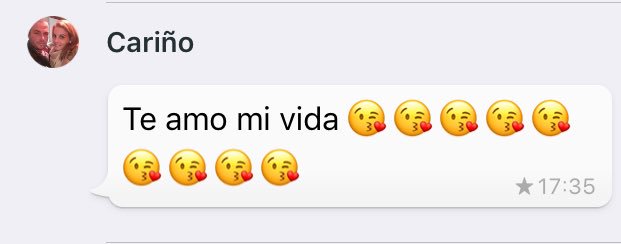 AlboradaJimenez's tweet photo. Te quiero cariño!! Gracias por todo 😘 https://t.co/0J9Xs9JxbO