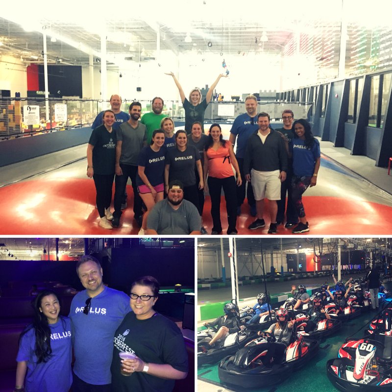 ReluTech's tweet photo. It's safe to say that our Marketing and Operations departments had a blast at @slingshotplay for our team outing yesterday! #GoRelusGoRams https://t.co/BC0jAb7j3c