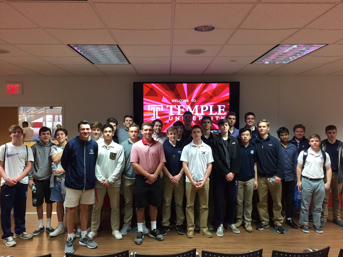 MPCollege's tweet photo. Thanks Temple U. and Marty McGuckin (MP 2016) for a great visit today! #itouredtemple #nextstepTemple https://t.co/IqREXx2ePE